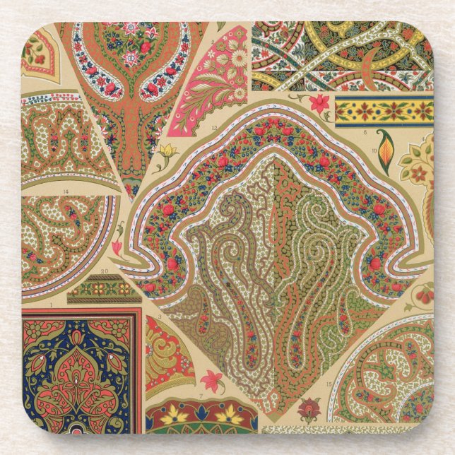 Indian Decoration, plate XIX from 'Polychrome Orna Coaster (Front)