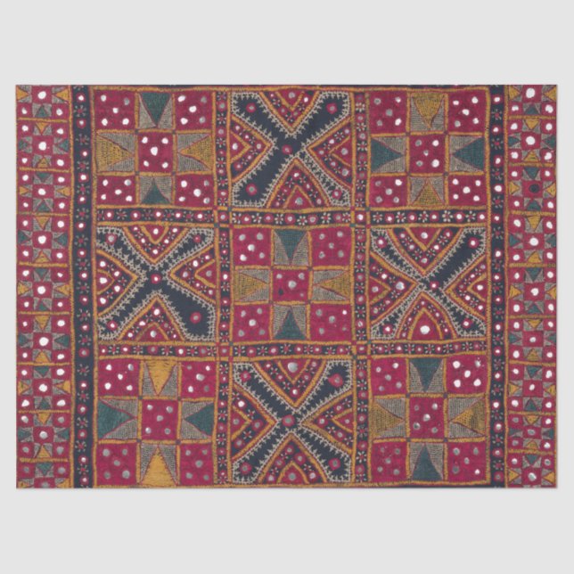 Indian Decorative Art Print Tissue Paper (Front)