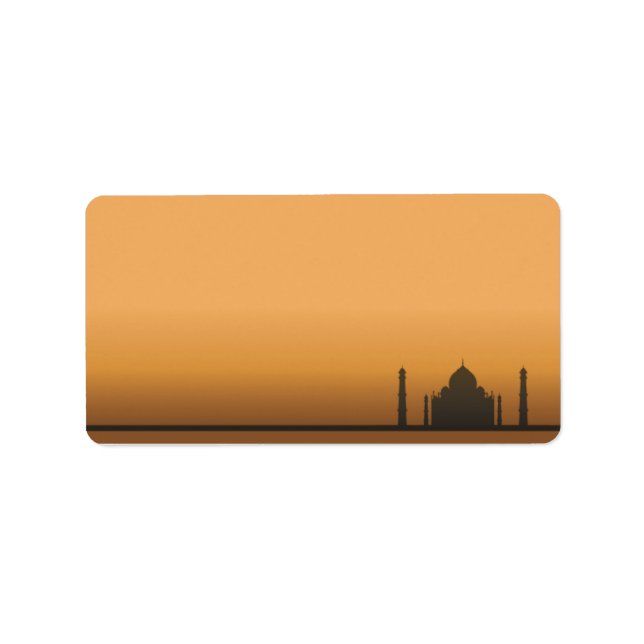 Indian Dream Wedding Mailing Address Label (Front)