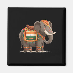Indian Elephant Costume For Elephants And Animals  Magnet