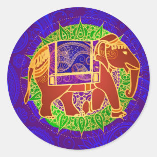 Indian Elephant Envelope Seal
