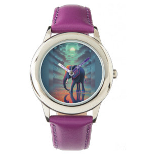 Indian Elephant   T-Shirt 3 Ring Binder Watch