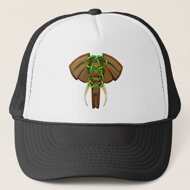 Indian Elephant Trucker Hat (Front)