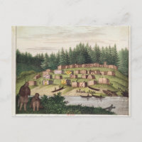 Indian Encampment on Quadra Island
