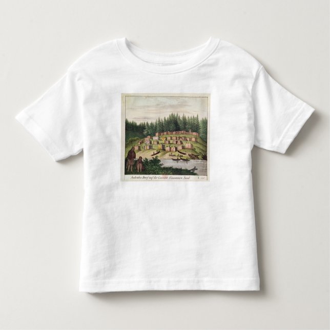 Indian Encampment on Quadra Island Toddler T-Shirt (Front)
