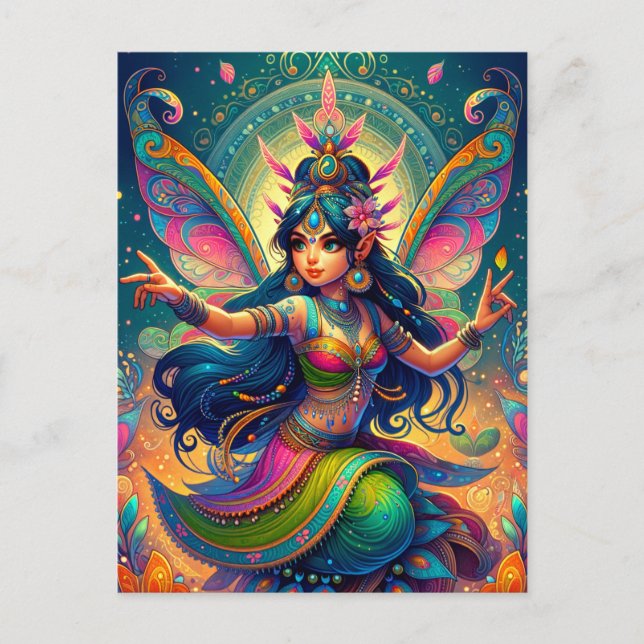 Indian Fairy Postcard (Front)