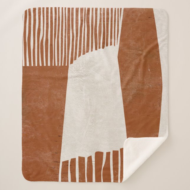 Indian Field I Sherpa Blanket (Front)