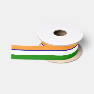 Indian flag colours ribbon, India /sports Satin Ribbon