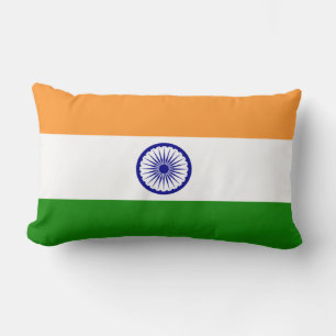 Indian Flag (India) (South Asian Country) (Bharat) Lumbar Cushion
