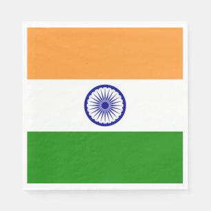 Indian Flag (India) (South Asian Country) (Bharat) Napkin