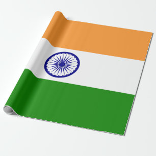 Indian Flag (India) (South Asian Country) (Bharat) Wrapping Paper