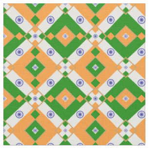 Indian Flag & India Trendy Fabric fashion