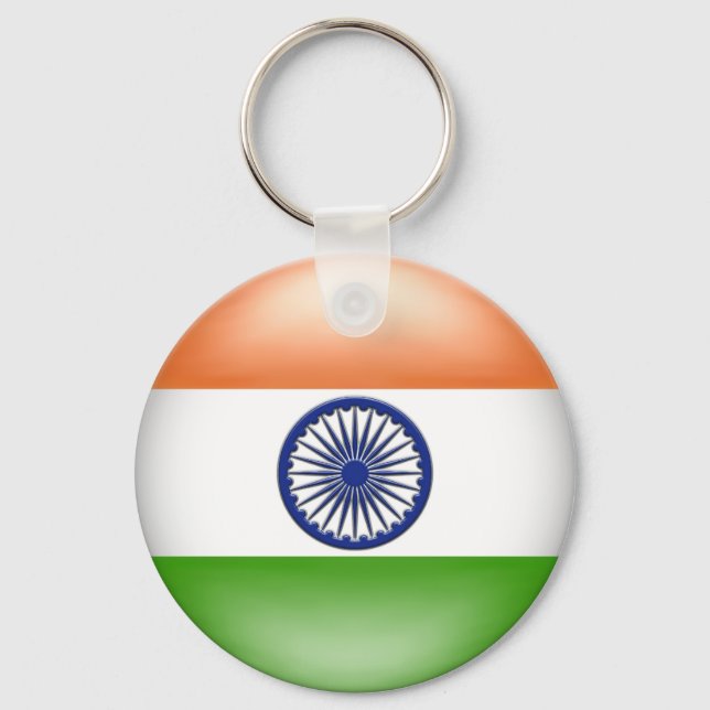Indian Flag Key Ring (Front)