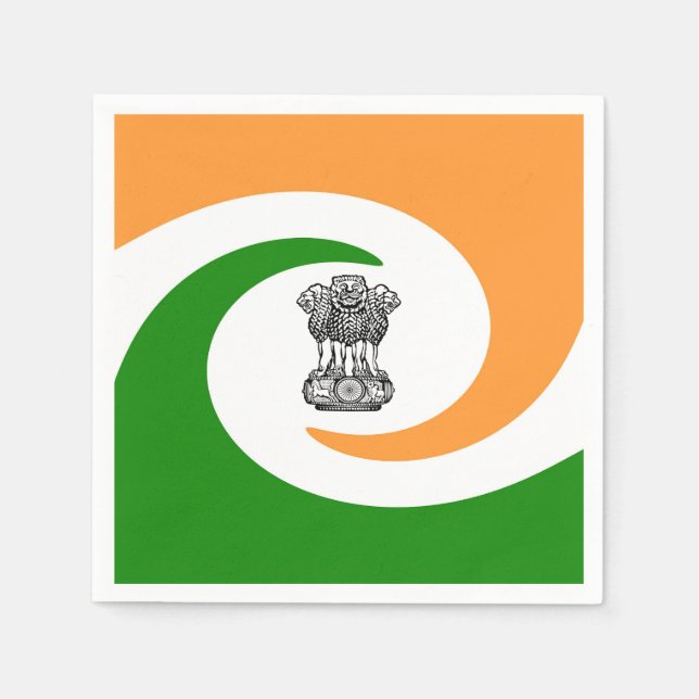 Indian flag napkin (Front)