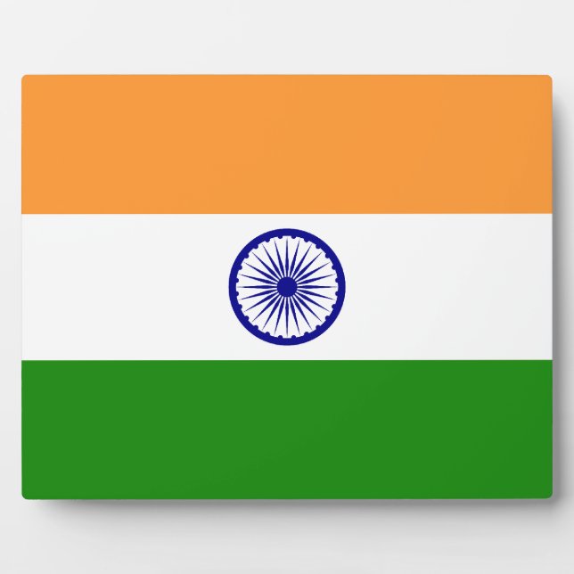Indian Flag Plaque (Front)