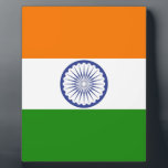 Indian Flag Plaque<br><div class="desc">I like flags of the world with all the different designs and colours!  Feel free to customise this to meet your needs.  Thanks for visiting and have a wonderful day!</div>