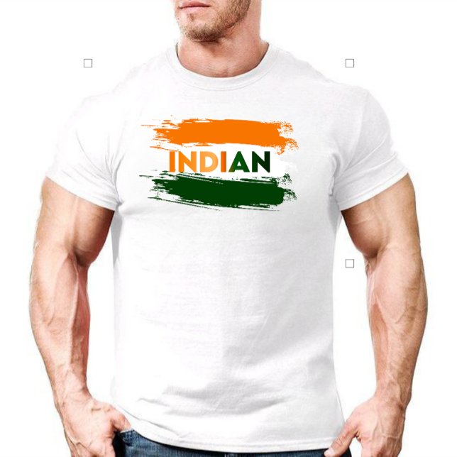 Indian Flag T-Shirt (Creator Uploaded)