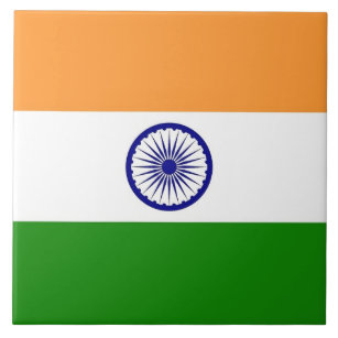 Indian Flag Tile