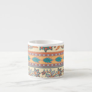 Indian Floral Borders Seamless Pattern Espresso Cup