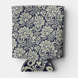 Indian Floral Ground Vintage Design Can Cooler