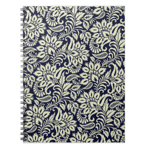 Indian Floral Ground Vintage Design Notebook