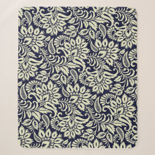 Indian Floral Ground Vintage Design Sherpa Blanket