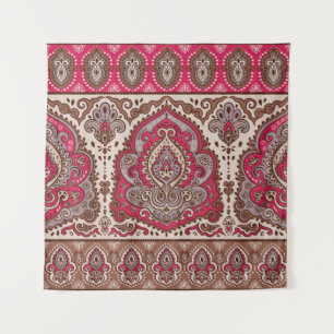 Indian floral paisley, ethnic mandala pattern. tapestry