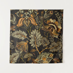 Indian floral paisley, seamless ethnic pattern. tapestry