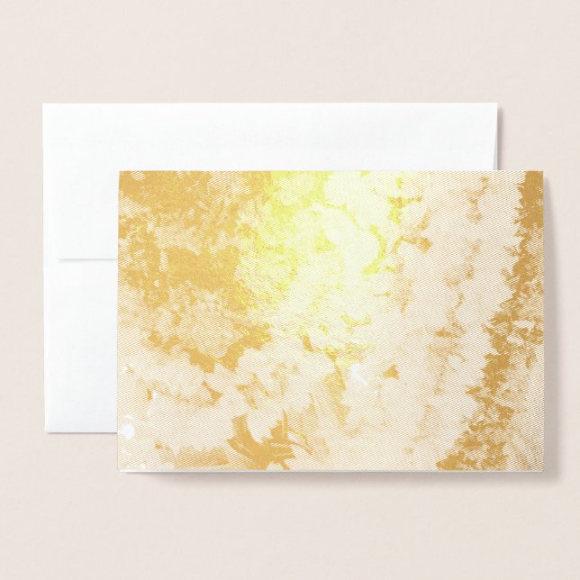 Indian Flower garlands Foil Card (Front With Envelope)