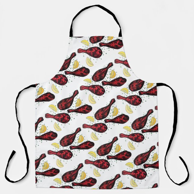 Indian Food Tandoor Cooking Tandoori Chicken Apron (Front)