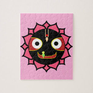 Indian fun Krishna motif Jigsaw Puzzle