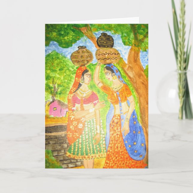 Indian Girls Card (Front)