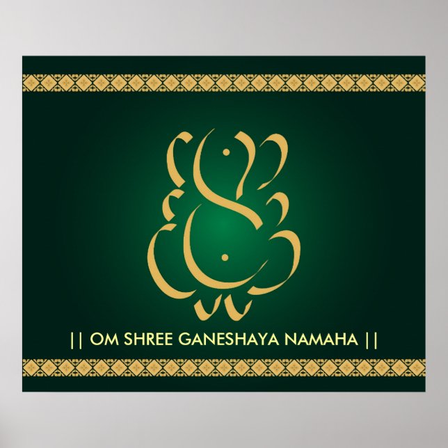 Indian God Ganesha - Poster (Front)