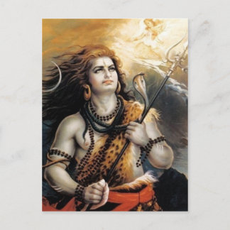 indian god postcard