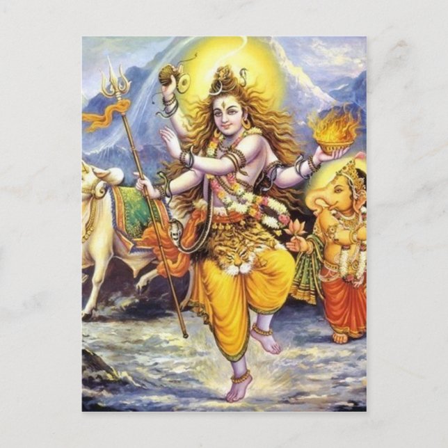 indian god postcard (Front)