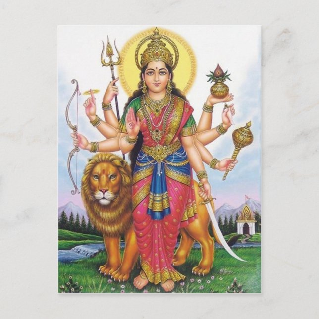 indian god postcard (Front)