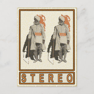 Indian Greeting Card Motive In Stereo