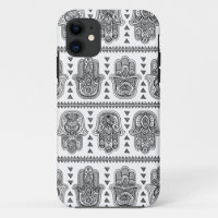 Indian Hand Drawn Hamsa Doodle