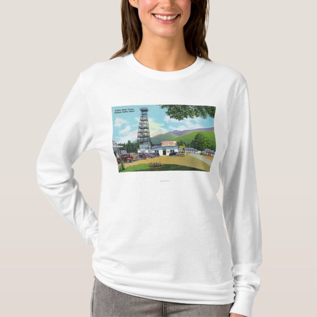 Indian Head and Indian Head Tower View T-Shirt (Front)