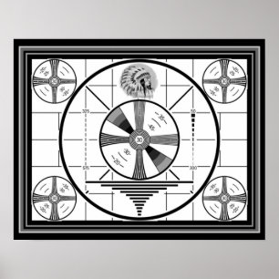 Indian Head Test Pattern 16 x 20 Poster
