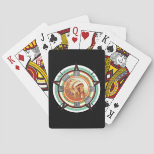 Indian Head Test Pattern Customisable Playing Cards