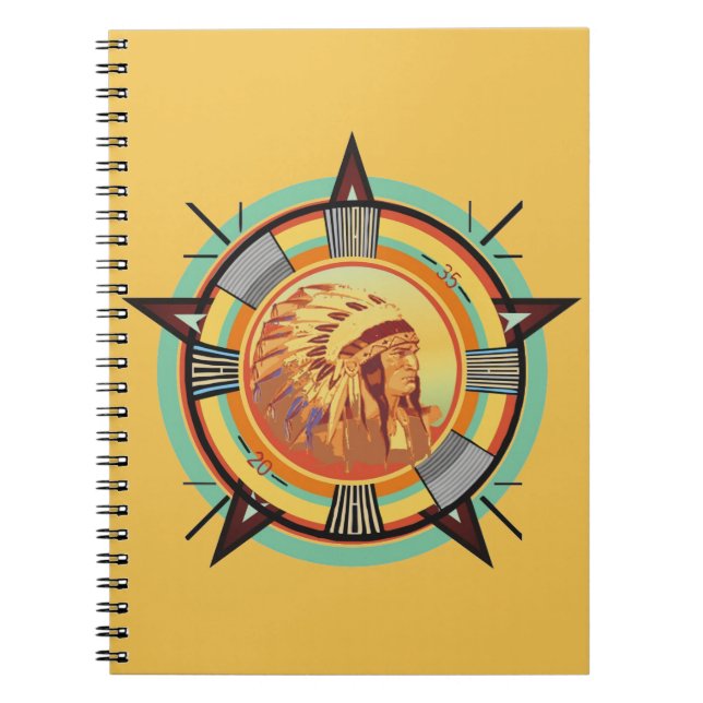 Indian Head Test Pattern Notebook (Front)
