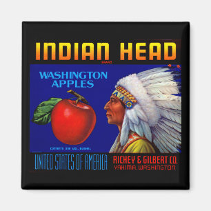 Indian Head Washington Apples Magnet