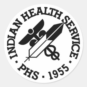 Indian Health Service Classic Round Sticker