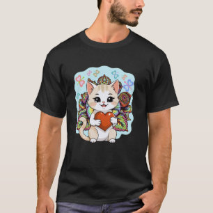 Indian Heart Cat India Summer Kitten Hearts Child T-Shirt