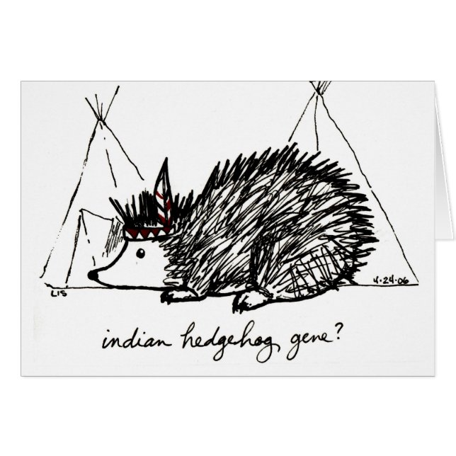 Indian Hedgehog Gene card (Front Horizontal)