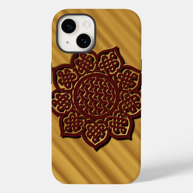 Indian Henna Case-Mate iPhone Case (Back)