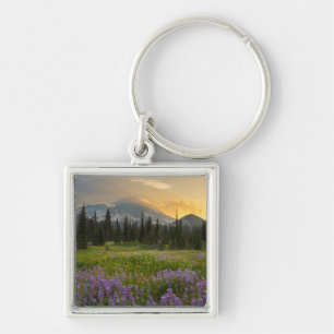Indian Henry's Hunting Ground at sunrise Key Ring