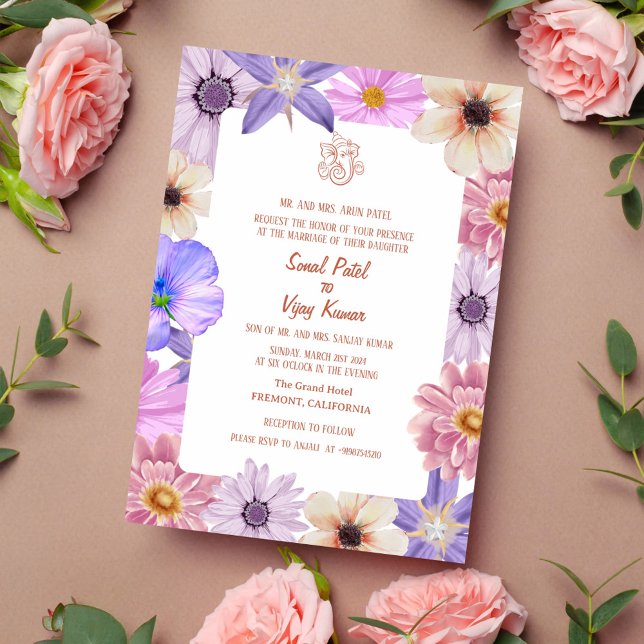 Indian Hindu Wedding Ganesha Invitation (Creator Uploaded)