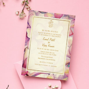 Indian Hindu Wedding Ganesha Invitation